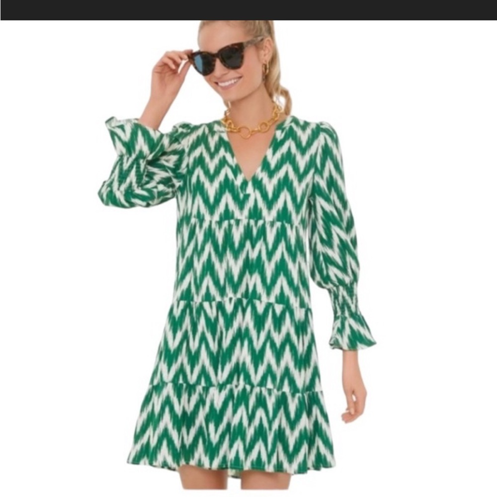 Tuckernuck Green Ikat Kenzo Dress